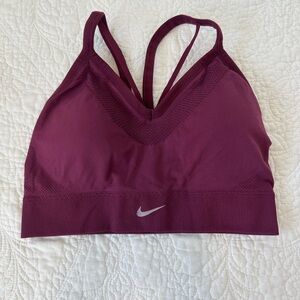 Nike Women's Maroon Sports Bra